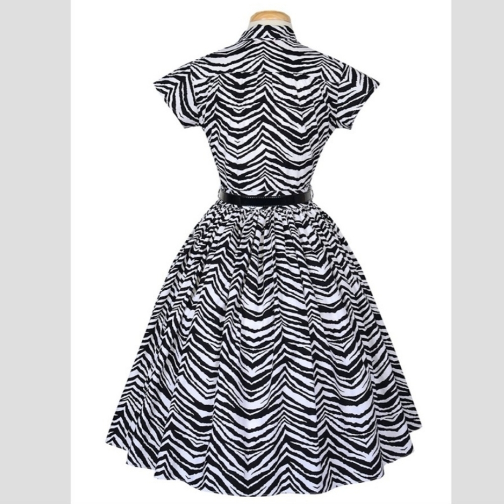 Bernie Dexter | Kelly Dress In Zebra Print - Picture 5 of 9